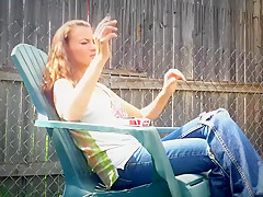 Fabulous homemade Outdoor, Solo Girl porn video