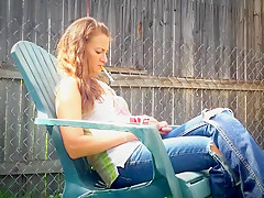 Fabulous homemade Outdoor, Solo Girl porn video