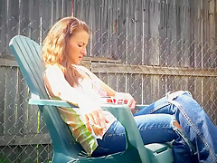 Fabulous homemade Outdoor, Solo Girl porn video