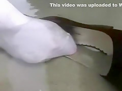 Fabulous homemade Foot Fetish, Solo Girl sex clip
