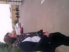 Horny homemade Foot Worship, Outdoor adult video