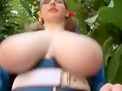 Horny amateur Outdoor, Big Tits porn video