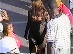 Exotic pornstar in hottest voyeur, group sex porn clip