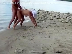 Hungarian Couple Fucks by the River in Budapest