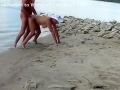 Hungarian Couple Fucks by the River in Budapest