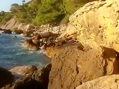 My Nude Wife on the Beach Playing with Her Pussy