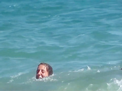 Nudist beach a nudist wife playing with cock caught voyeur