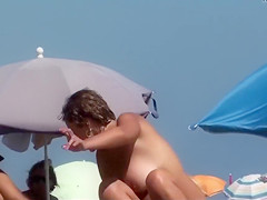 Nudist beach a nudist wife playing with cock caught voyeur