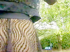 She wearing is underwear instead of a dress.