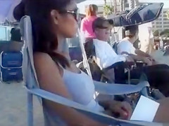 Fit Thai friend with big tits and hard nipples