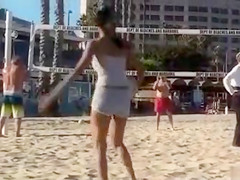 Fit Thai friend with big tits and hard nipples