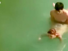 Secret Voyeur Beach Sex Video Couple Filmed Fucking in Water