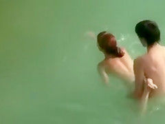 Secret Voyeur Beach Sex Video Couple Filmed Fucking in Water