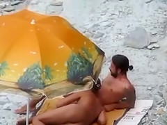 Amateur Blowjob at the Nudist Beach