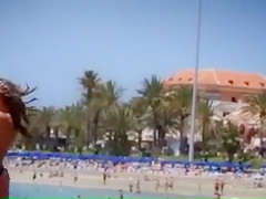 Amateur Nude Women at the Beach Filmed