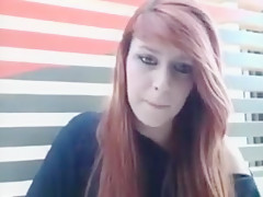 Redhead restaurant pussy show