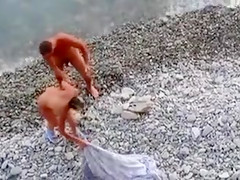 Couple Fucking at the Beach