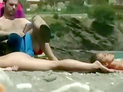 Beach Nudists Filmed on Spy Cam