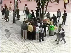 Best homemade Gangbang, Public porn movie