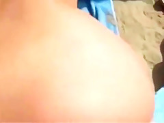 With many on the beach