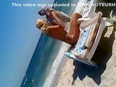 Topless Beach Voyeur Clip Awesome Blonde Girl Filmed