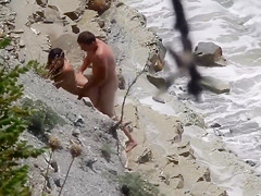 Quickie Sex at the Beach Caught Voyeur