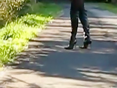 Best homemade Outdoor, High Heels sex clip