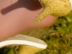 Horny amateur Solo Girl, Outdoor adult clip