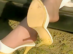 Horny amateur Solo Girl, Outdoor adult clip
