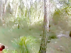 Dude conjured a sexy girl in the forest