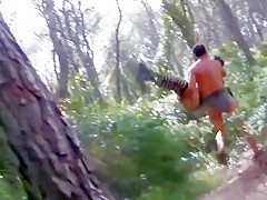 Dude conjured a sexy girl in the forest
