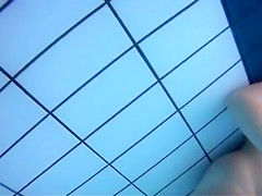 Nudist camp swimming pool has lots of lovely women