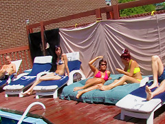Bella Venusia & Kylee & Yuggy F. Ner in Wet Orgy - PegasProductions