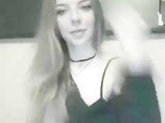 Best tease ever - hot petite tattoo college girl and perfect body 1