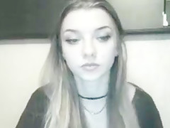 Best tease ever - hot petite tattoo college girl and perfect body 1