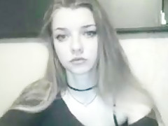 Best tease ever - hot petite tattoo college girl and perfect body 1