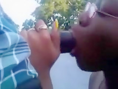 Amazing homemade Blowjob, Outdoor adult clip