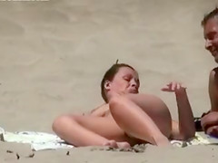 Beautiful Lady Nude at Cape Dage French beach