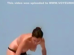 Nude Topless Beach Girls Bathing in the Sea on Voyeur Cam