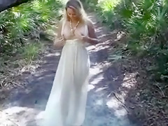 Topless Beach Woman with Natural Big Boos Candid Voyeur Video