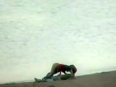 Beach Sex Video with Horny Young Amateur Couple
