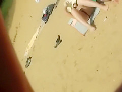 Close up of her transparent panties