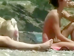 Nudists Beach Perfect Voyeur View on Mature Pussy