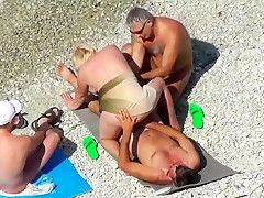 Beach mature swingers