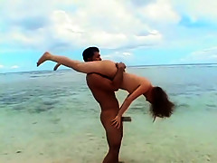 Crazy Japanese whore Momo in Fabulous Beach JAV scene