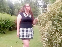 Crazy homemade Smoking, Outdoor sex scene