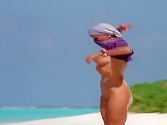 Amazing homemade Beach, Blonde sex movie