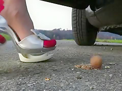 Fabulous homemade Outdoor, High Heels porn video