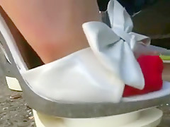 Fabulous homemade Outdoor, High Heels porn video