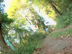 Crazy homemade Outdoor xxx scene
